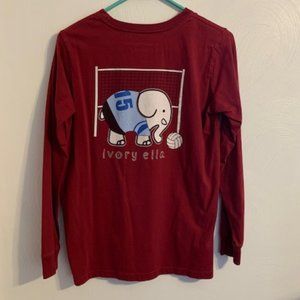 Ivory Ella Long Sleeve Tshirt - Volleyball (womens Small)